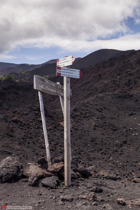 segnaletica per monte nero